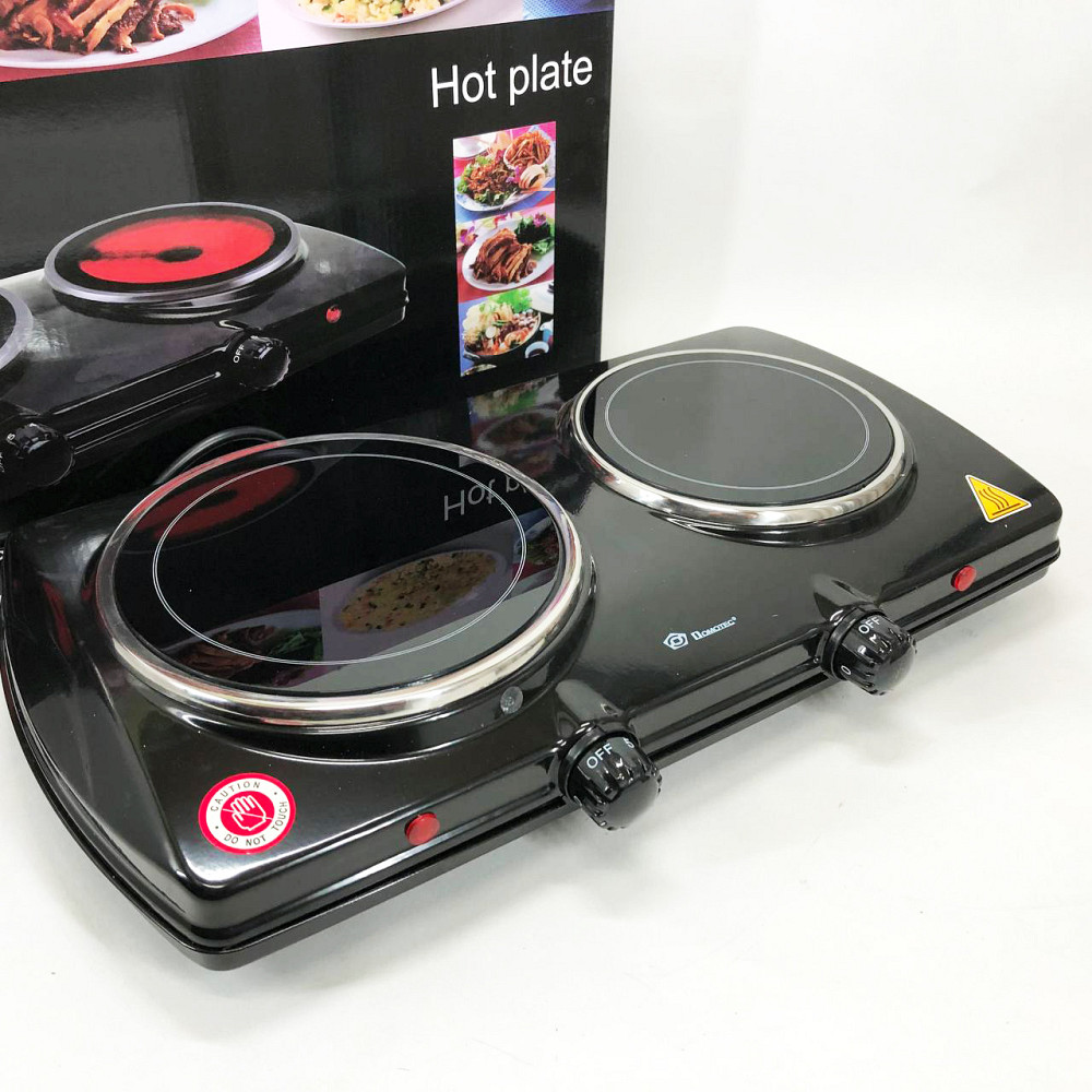 Настольная плита для готовки еды Domotec MS-5852 1200 Вт, Плита переносная для дома BQ-39 Львов - изображение 2