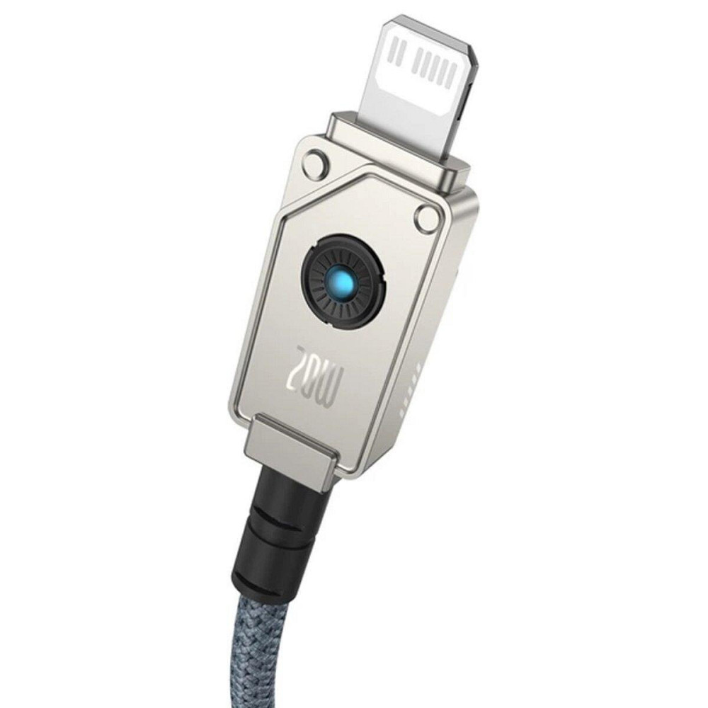 Кабель Type-C - Lightning Baseus Unbreakable Series для швидкого заряджання та передачі даних 20W 2m Stellar колір білий Одеса - фото 6
