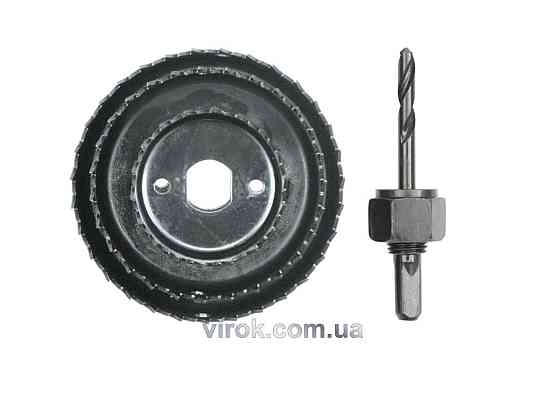 Пили кільцеві по дереву VOREL + свердло Набір 4шт. Ø-51,76,89 мм, h = 21 мм (хвостовик Ø — 6 мм) [12/48] Одеса