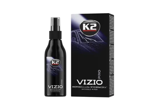 Средство для стекол антидождь K2 Vizio Pro с аппликатором и микрофиброй, 500 мл Ковель