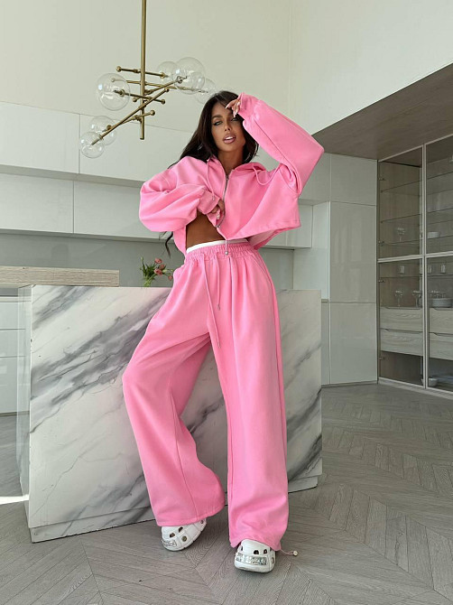 Женский прогулочный костюм двойка: кофта и штаны турецкая двунитка Одесса - изображение 6