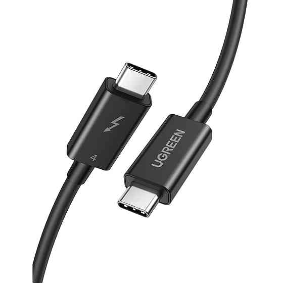 Кабель USB 4.0 Type-C M-M Thunderbolt , 0,8 м, (8K&40Gbps) Чорний, US501 Ugreen Вінниця