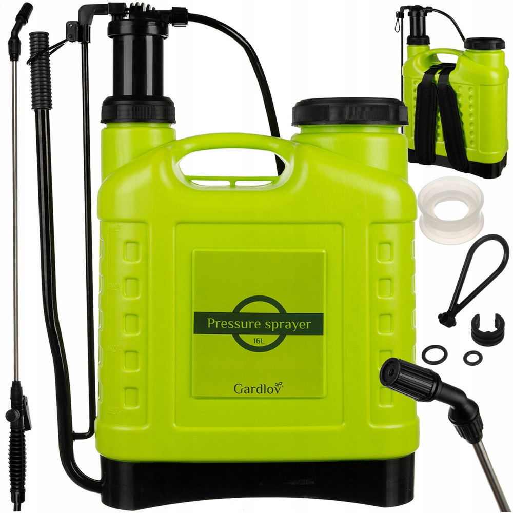 Садовый опрыскиватель ручной помповый 16 л ,шланг 170 см Gardlov (25569) Нововолынск - изображение 1