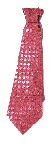 Галстук детский розовый с паетками Киев - изображение 1