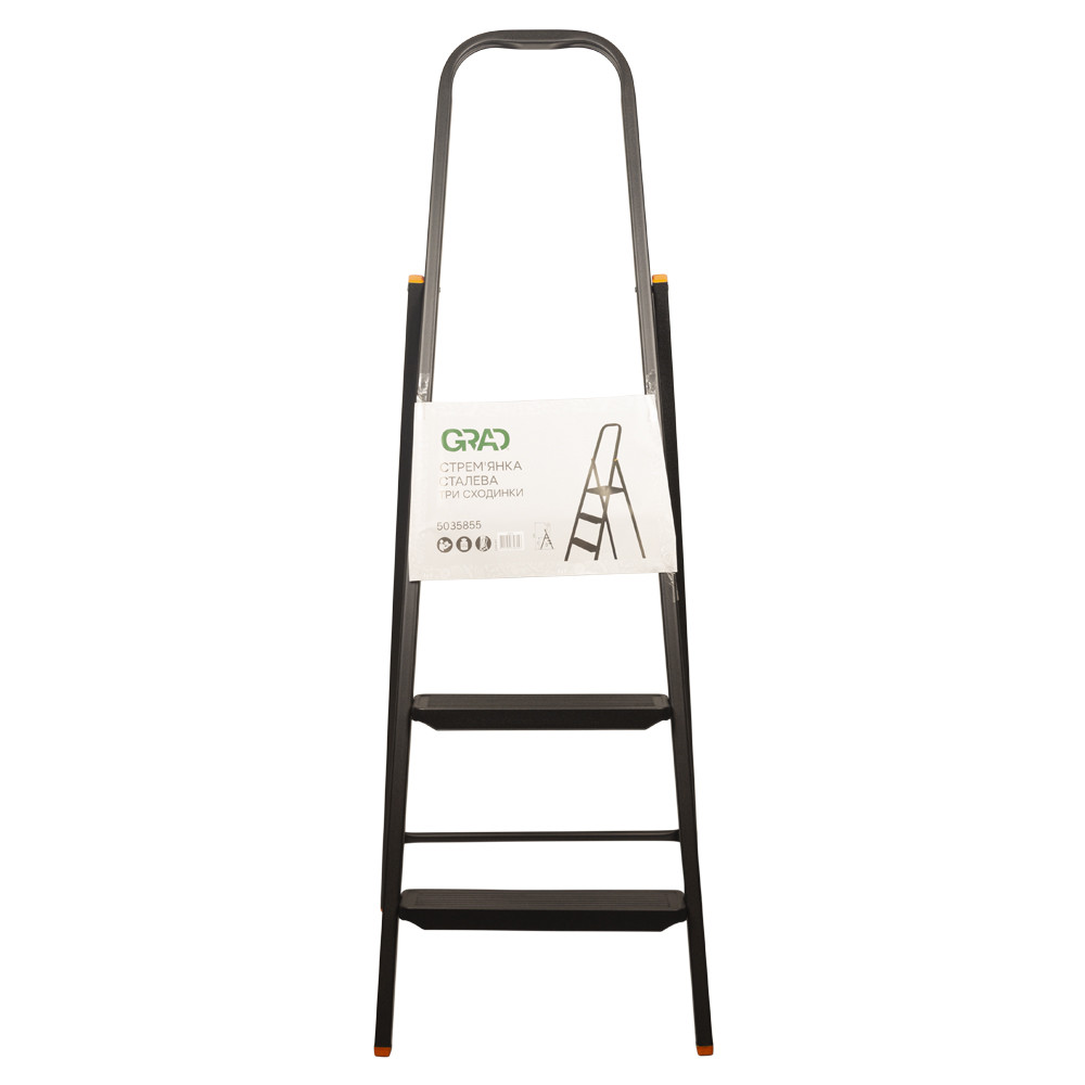 Grad Стремянка стальная 3 ступени GRAD (5035855) Коломия - фото 8