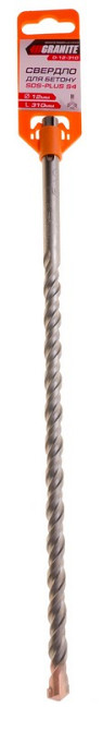 GRANITE Свердло для бетону GRANITE SDS-PLUS S4 12х310 мм 0-12-310 Коломыя - изображение 4
