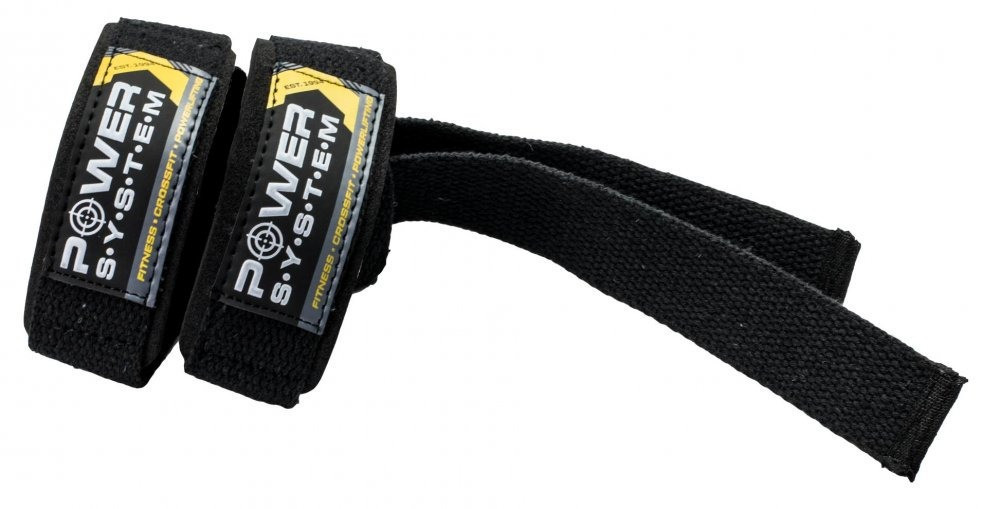 Лямки для тяги Power System PS-3400 Power Straps Black/Yellow Кам'янське - фото 6