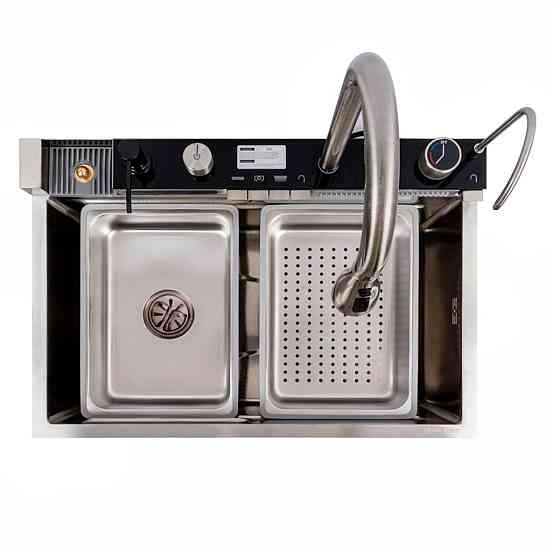 VALESO Мийка кухонна сатин Valeso Handmade "Водоспад" (ДЕКОР) 68х45M Киев