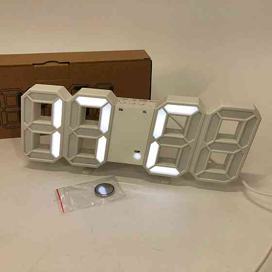 Настольные часы со светодиодным дисплеем, Настольные часы led на батарейках Лед IV-51 Киев