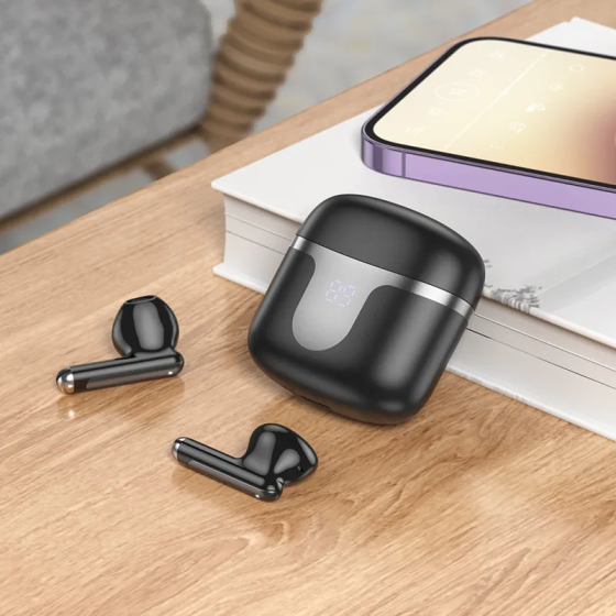 Бездротові навушники HOCO EQ7 Snowflake чорні Київ