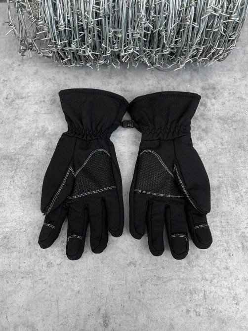 Чоловічі зимові сенсорні Тактичні рукавички чоловічі Softshell Одеса - фото 3