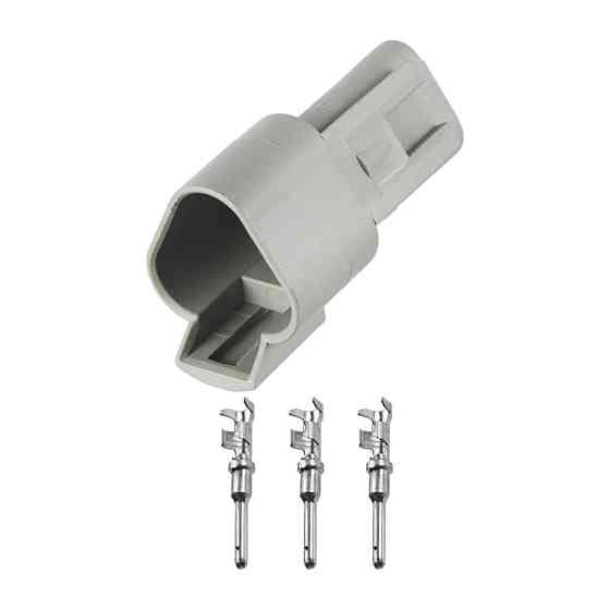 Роз'єм конектор 3-кон., Спецтехника, DT04-3P, DT04-3P-E004, DEUTSCH Америка, Британия, CAT, JCB, MAN 40620 Київ