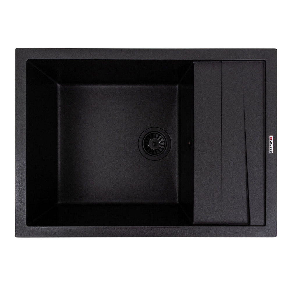 VALESO Кухонна мийка гранітна матова 7050 CASCADA VALESO чорна Киев - изображение 1