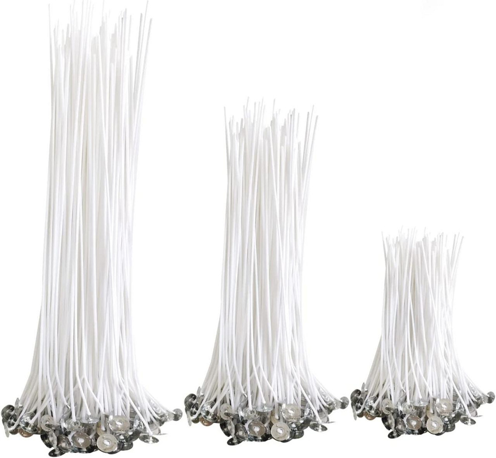 Вощеный фитиль для свечей с держателем, 100 шт Киев - изображение 1