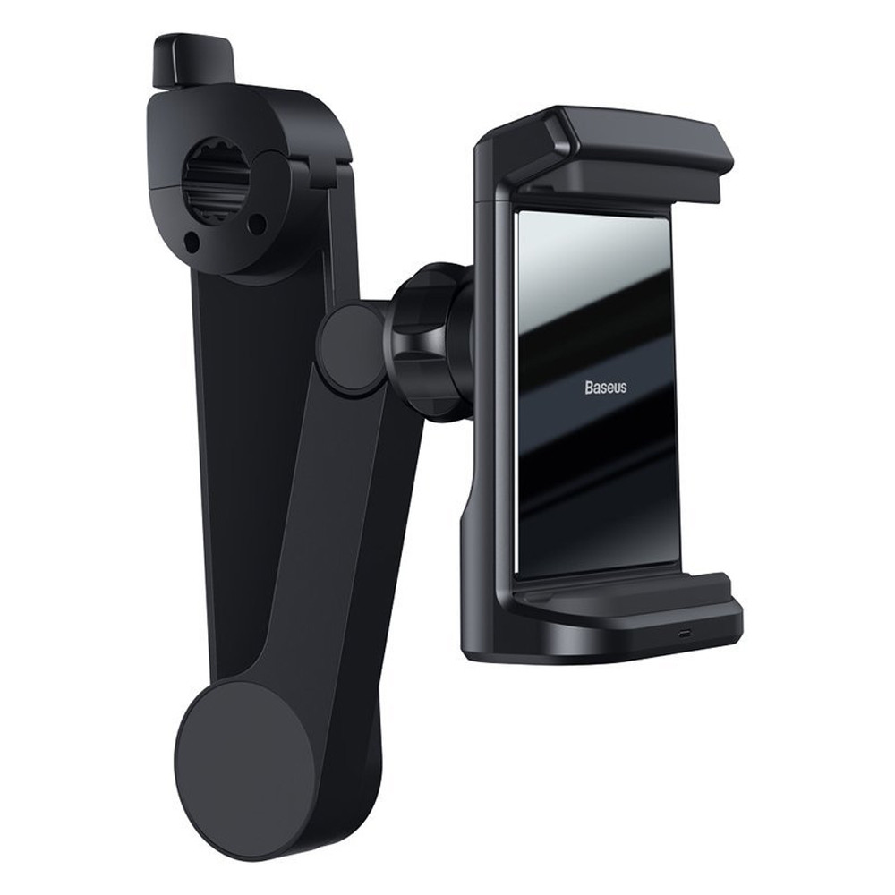 Автотримач на підголовник з бездротовий Qi 15W зарядкою Baseus Energy Storage WXHZ-01 (Чорний) Николаев - изображение 1