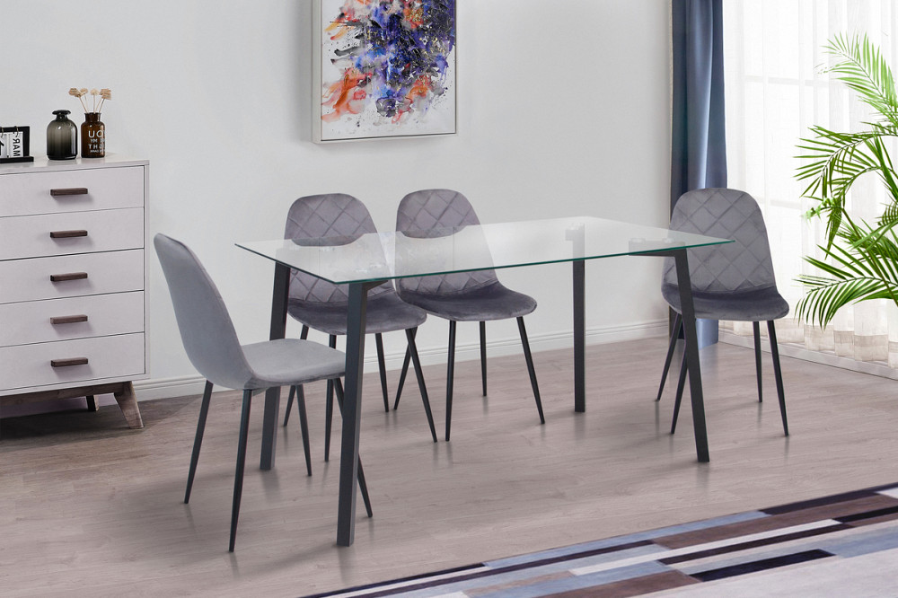 Стіл Бетті XS-1087, (140*80), чорний Киев - изображение 7