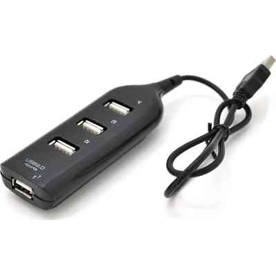 Концентратор Voltronic USB 2.0 to 4xUSB black (DNS-HUB4-OB) Винница