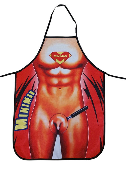 Фартух чоловічий з голим торсом Miniman 80 на 60 см різнобарвний Київ - фото 2