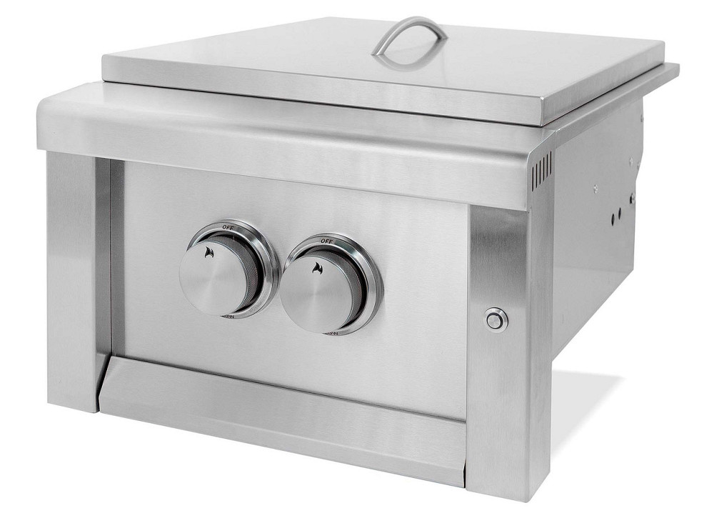 Двойная встроенная конфорка с крышкой GRILLI 888004 Код: 012579 Ровно - изображение 1