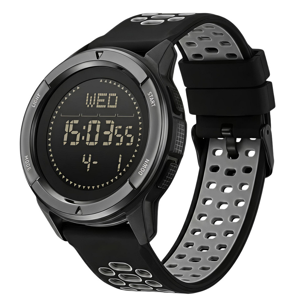 Годинник чоловічий водостійкий тактичний North Edge Alps Flex Grey з компасом (2 ремінці) Вінниця - фото 1