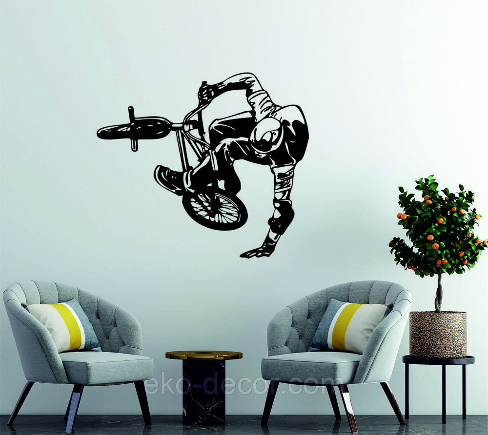 Декоративне настінне Панно «Велофрістайл», Декор на стіну Київ - фото 3