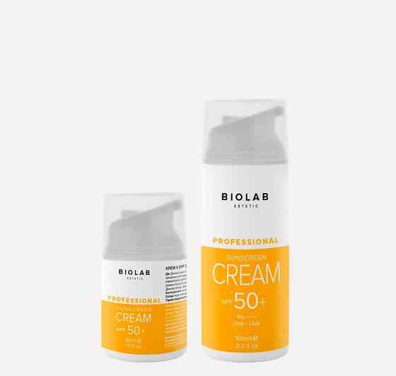 Крем из SPF 50+ Sunscreen cream SPF 50+ BIOLAB Estetic, 100 мл Днепр