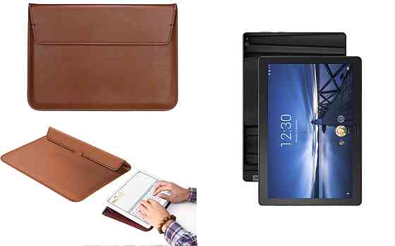 Чохол-конверт VitoCase для Lenovo Tab P10 TB-X705F, з функцією підставки для планшета Коричневий Київ