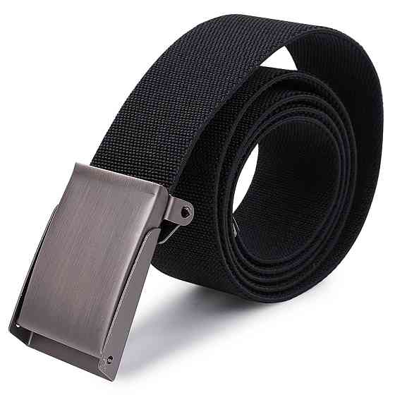 Текстильний ремінь для чоловіків Vintage 20579 Чорний Київ