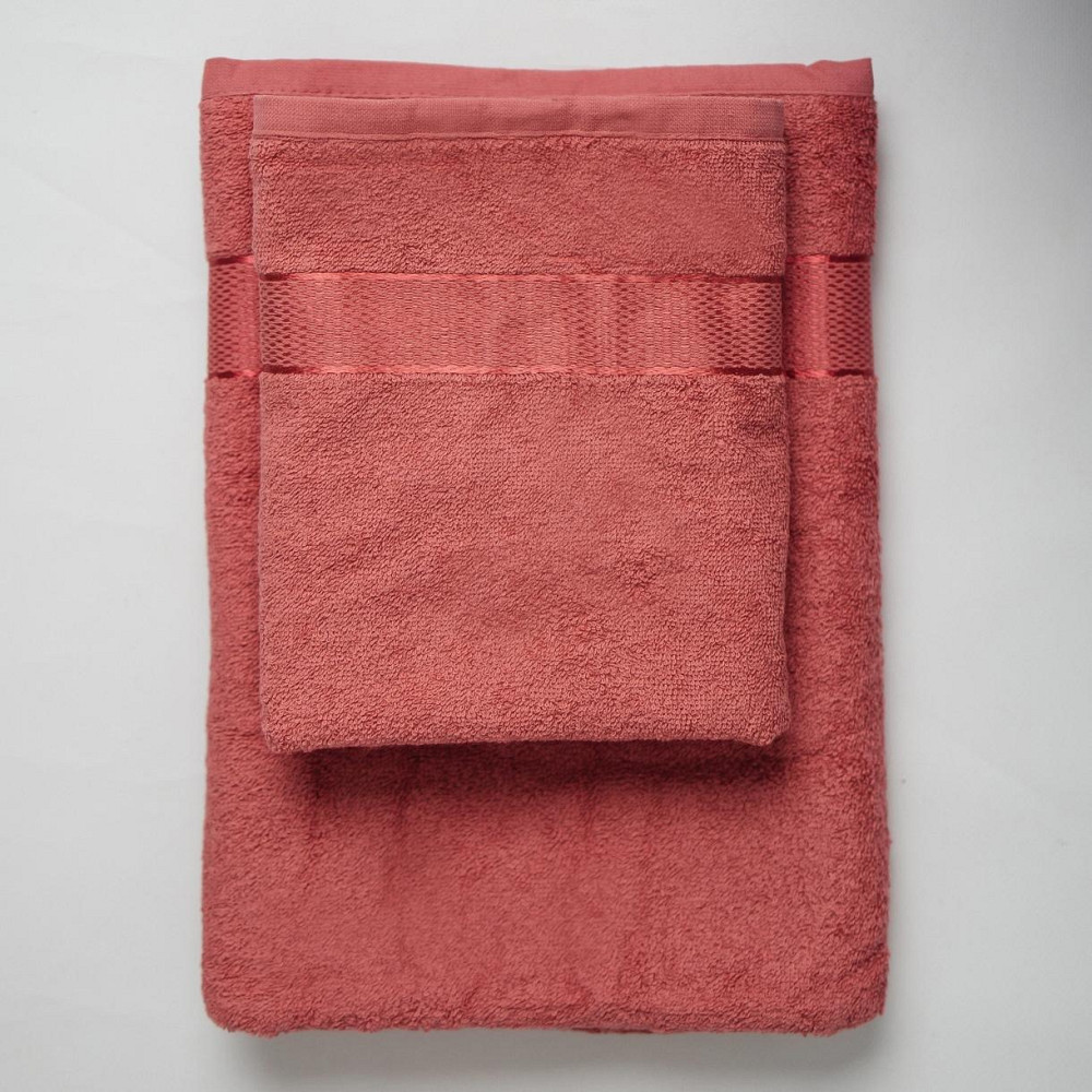 Набір Махрових рушників , Махра,Теракотовий, 50/90 та 70/140 Київ - фото 1