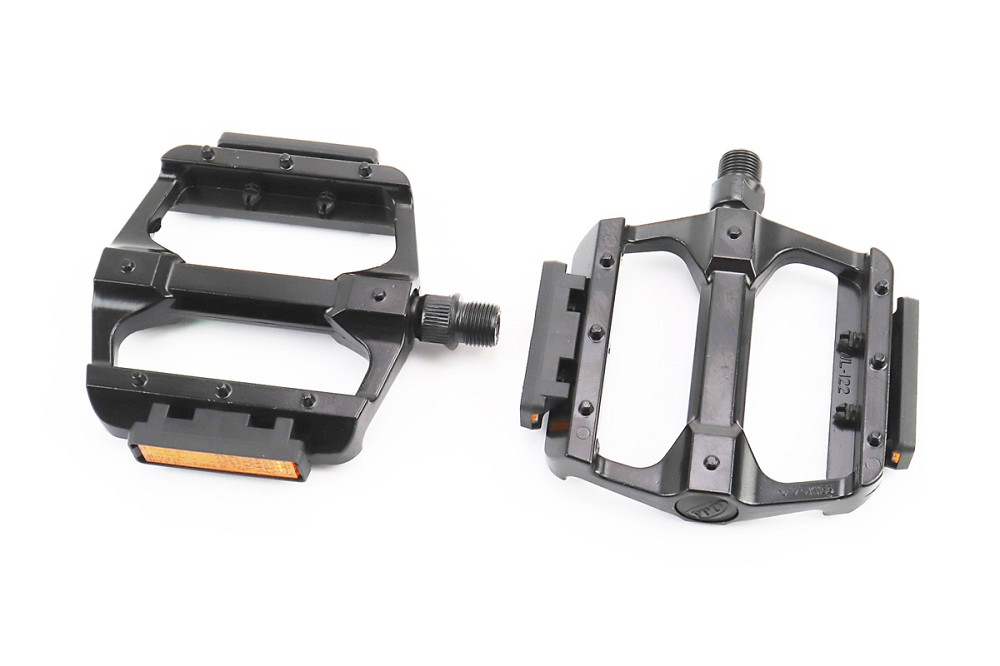 Педалі MTB широкі 9/16" (113x100x21.5mm) алюмінієві, чорні NWL-122L Київ - фото 1