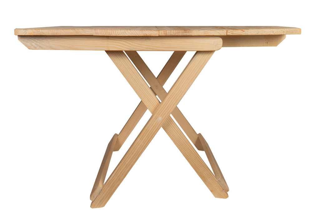 Дерев'яний компактний стіл і 2 табуретки з натурального дерева (ель), розкладний стіл і стільці для саду Кам'янець-Подільський - фото 5