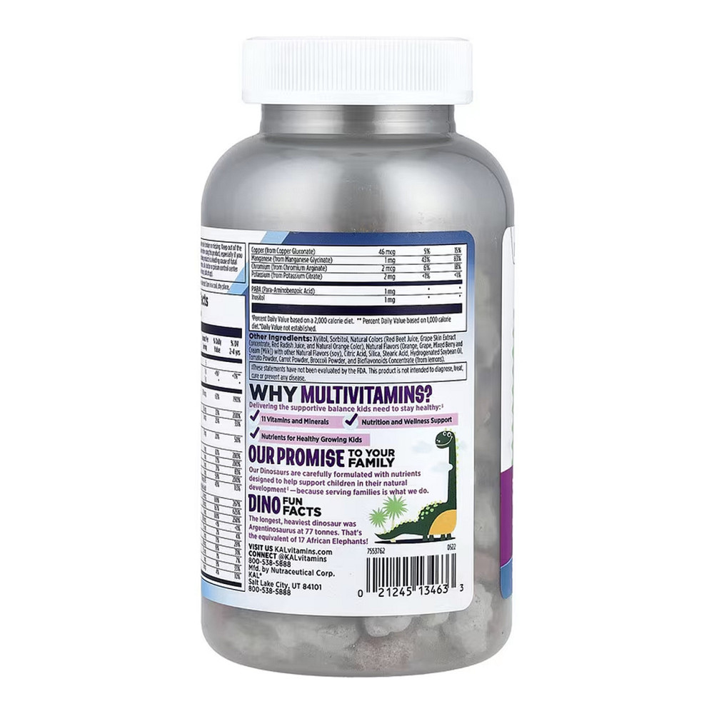 MultiSaurus - 180 chewables Berry Grape Orange Київ - фото 9