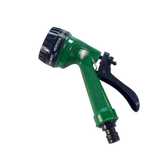 Набор для полива пистолет-распылитель 7 режимов, 2 коннектора ½″ + адаптер ½-¾″ (ABS) GRAD (5012545) Ровно