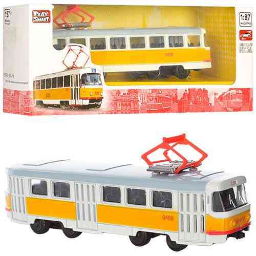 Іграшкова модель Трамвай PLAY SMART 6411 інерційний  6411B Вінниця