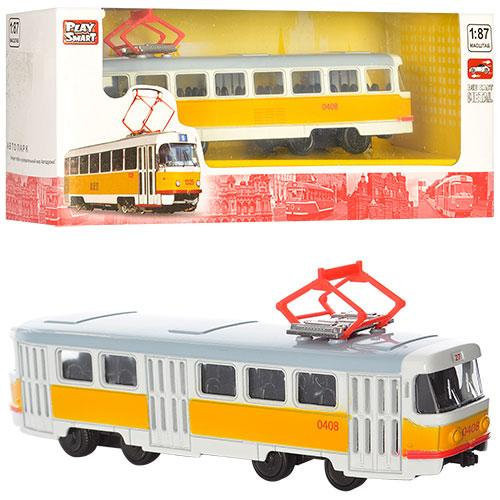 Іграшкова модель Трамвай PLAY SMART 6411 інерційний  6411B Вінниця - фото 1