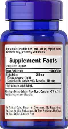 Tribulus Terrestris 250 mg  90 caps Луцк