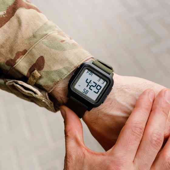 Часы мужские водостойкие тактические Skmei Chess Зеленый Винница