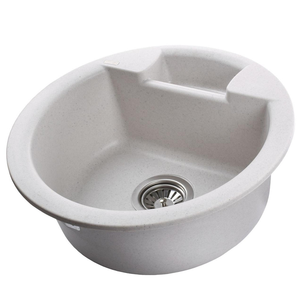 Гранітна мийка Globus Lux GURON перлина 480мм (000008100) Київ - фото 3