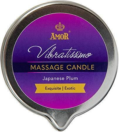 Масажна свічка - Vibratissimo Japanese Plum, 100 мл Sex Aura Київ - фото 2
