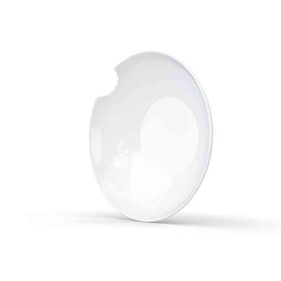 Набір з двох надкушених дрібних тарілок Tassen, 18 см, порцеляна Рівне