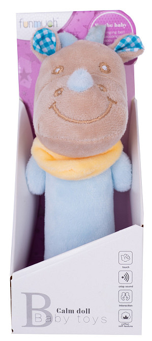 Носорог погремушка-палочка мягкая Funmuch (6533469) Киев - изображение 4