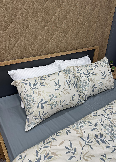 Комплект постельного белья, Decorator Isadora Двуспальный 180х215 с цветочным принтом (88-002) Киев - изображение 8