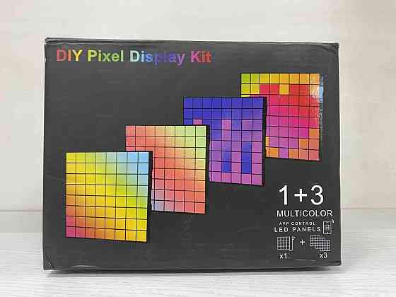 Б/В DIY Pixel Display Kit 1+3, світлодіодний піксельний дисплей 8×8, RGB LED панелі, Bluetooth, USB Type-C, App Control Київ