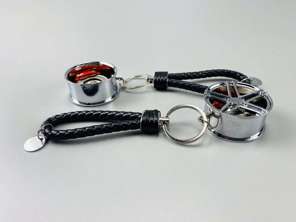 Брелок автомобільний диск колеса, брелок на ключі для водія, брелок металевий на авто ключі Мукачево - фото 4