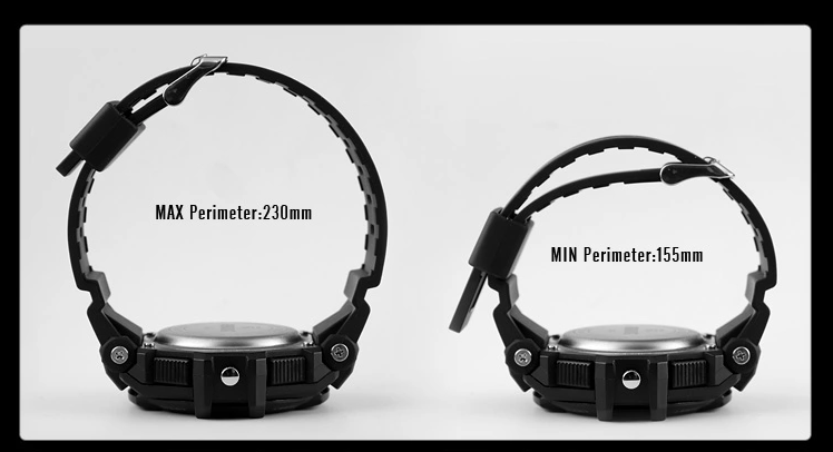 Мужские спортивные наручные часы Skmei 1357 Черные Винница - изображение 4