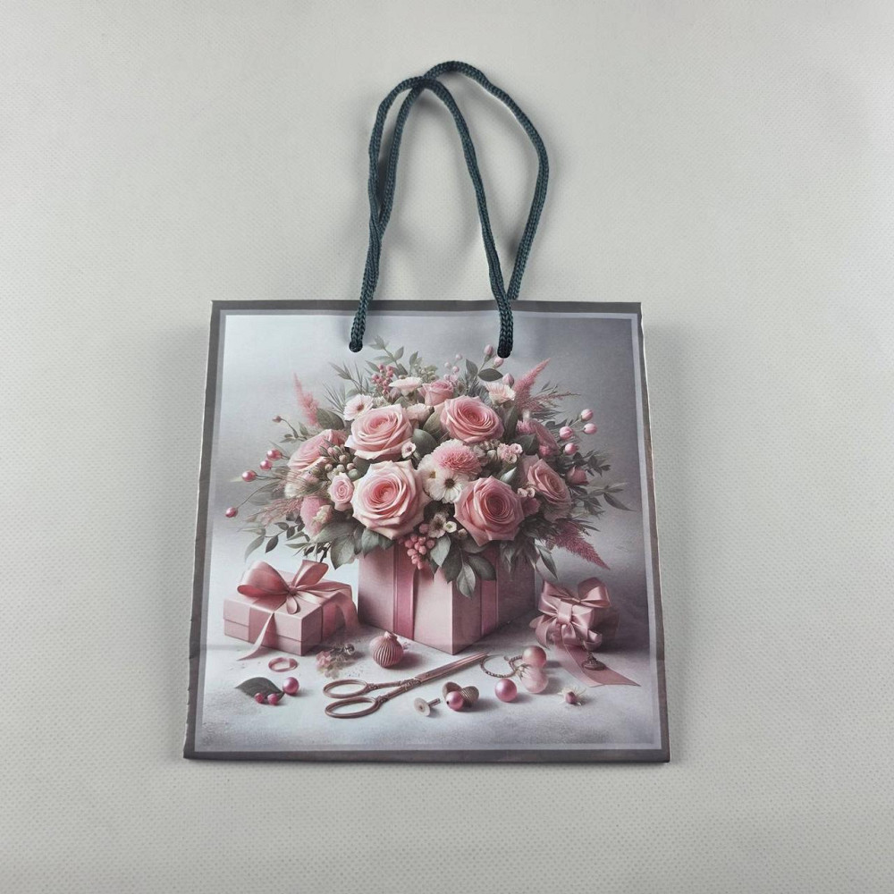 Пакет подарунковий під чашку 16/16/8 (артЧ-042) (12 шт.) Харків - фото 2