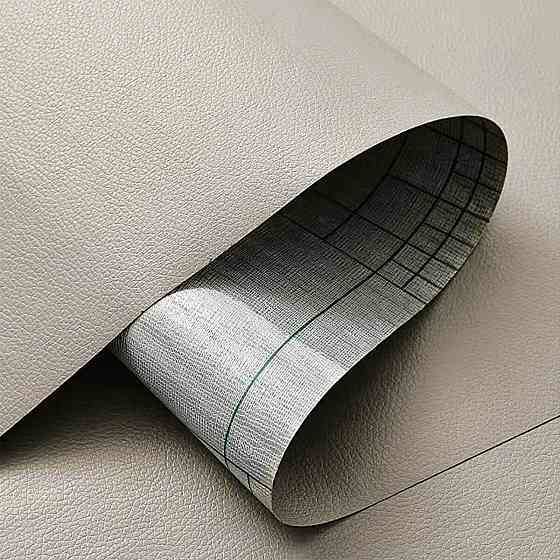 Самоклеющая экокожа в рулоне 1.37х1м х 0.5мм Светло-серый SW-00001373 Днепр