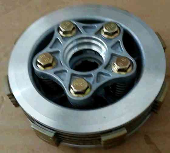 Диски сцепления (в сборе)   мотоцикл 4T CG125   (5 болтов) (диски, пружины, столик) Мукачево