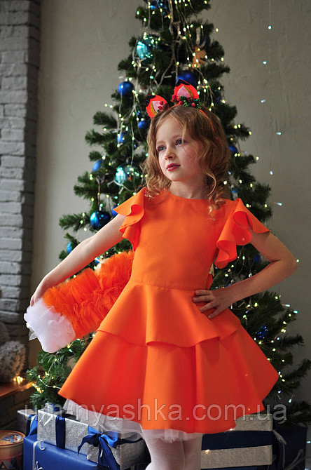 Красивий одяг Лисички помаранчеве плаття Лисичка Білочка Мандаринка Апельсинка Осінь Кривий Ріг - фото 8