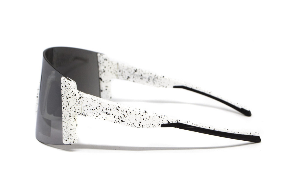 Окуляри захисні Global Vision Astro White (G-Tech™ silver), дзеркальні сірі в білій оправі (з можливістю установки діоптрійної Запорожье - изображение 3